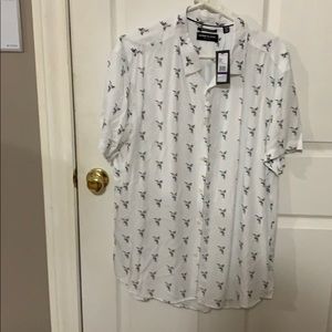 Kenneth Cole XXL SS Button up NWT